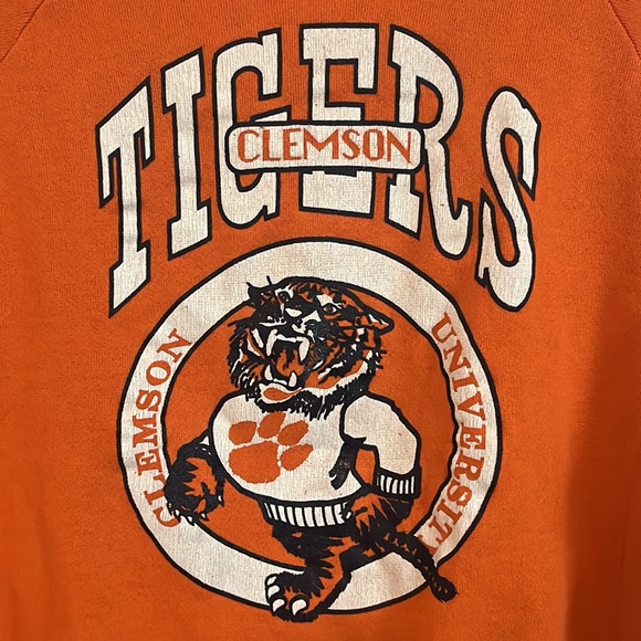 Vintage Clemson University Sweatshirt - Picture 2 of 5